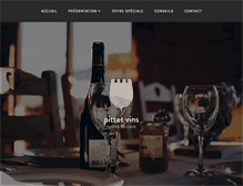 Tablet Screenshot of pittetvins.ch